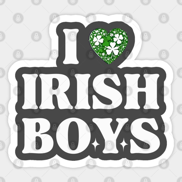 i love irish boy sht patrick day Sticker by TRACHLUIM